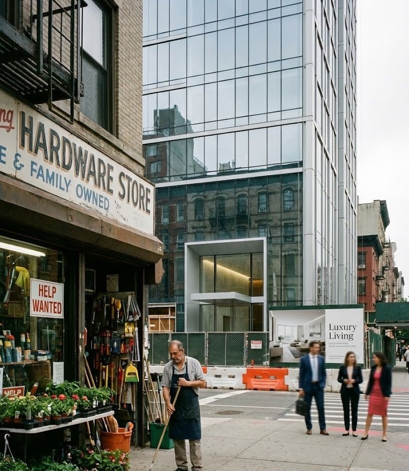 NEW YORK IS BEING DESIGNED FOR THE PEOPLE WHO WORK FOR IT, NOT THE PEOPLE WHO BUILD IT