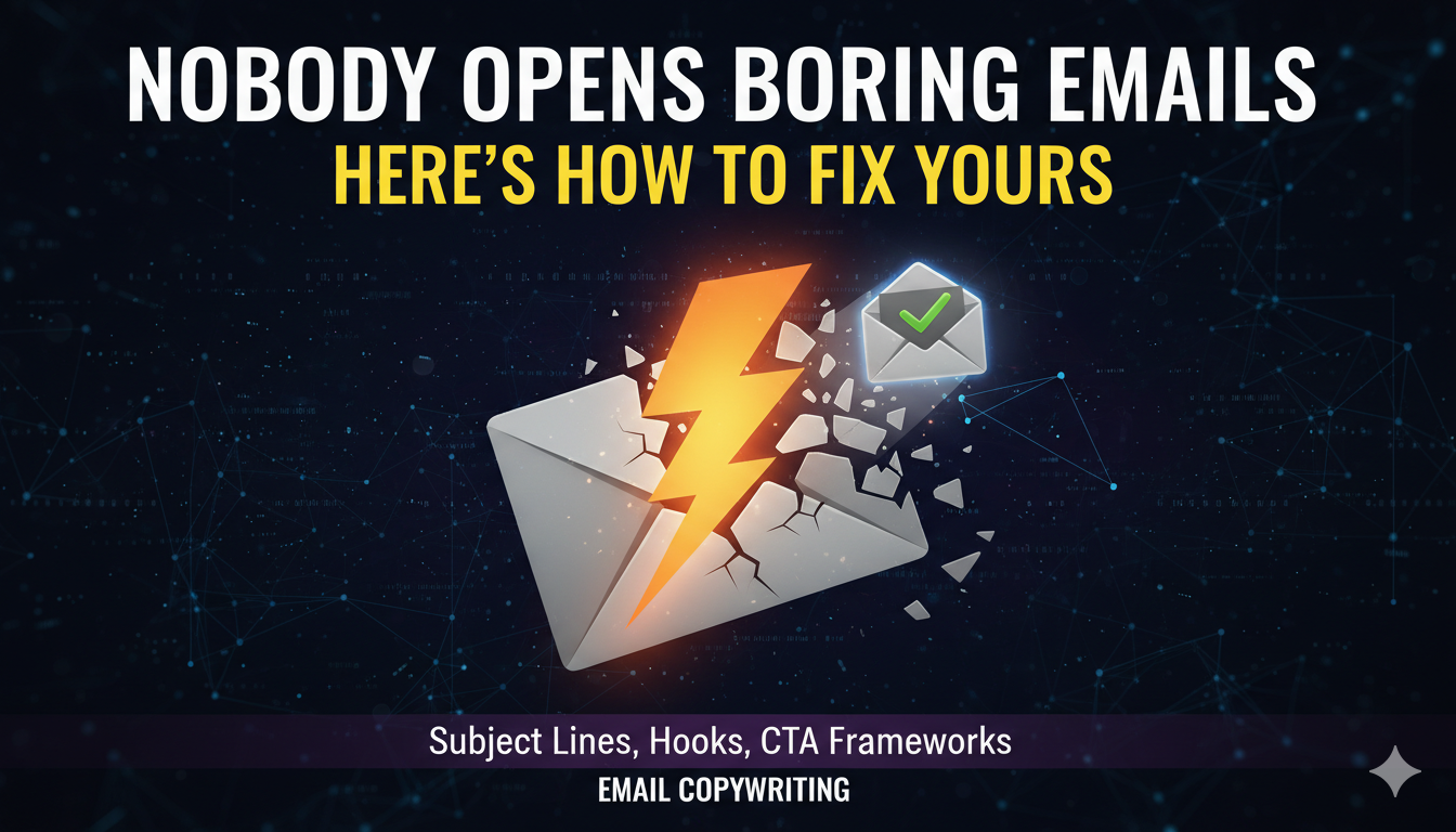Nobody Opens Boring Emails. Here's How to Fix Yours.