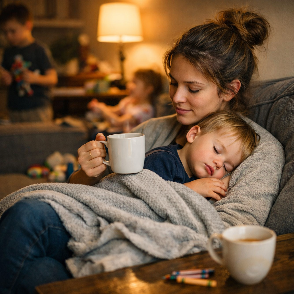 The Most Dangerous Thing a Mom Can Do: Sit Down