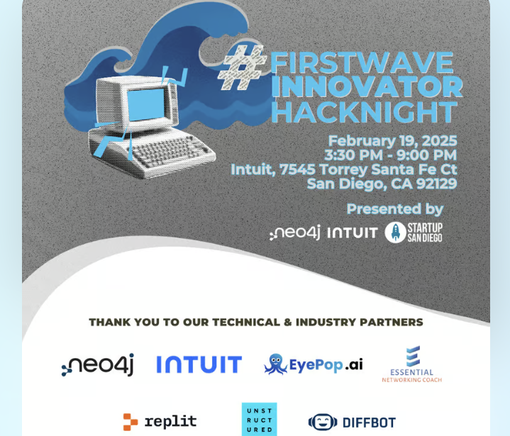 FirstWave Innovator HackNight: San Diego’s AI Hackathon of 2025