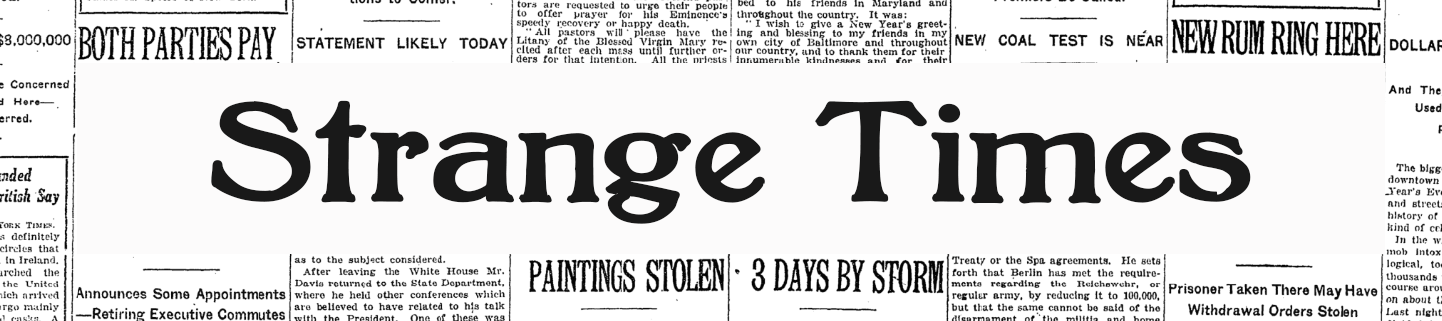 Strange Times 234: Bearded Women