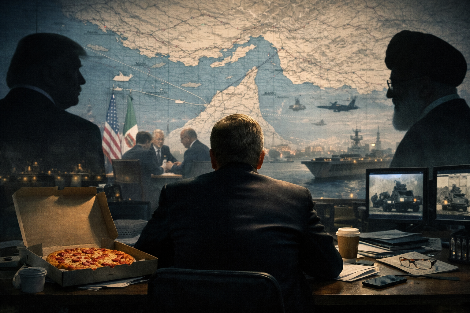 Pizza, Diplomacia e Dados Abertos: Como Crises Globais Começam Antes das Manchetes