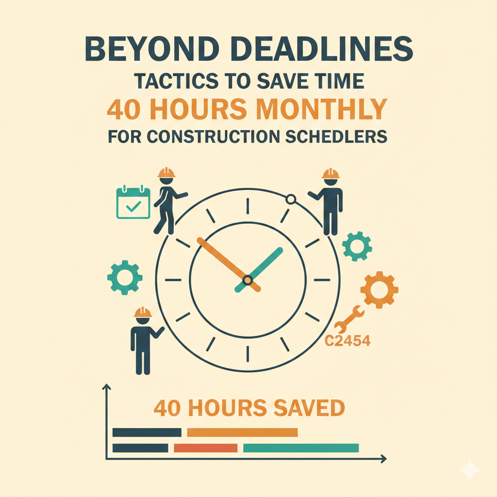 Tactics to Save 40 Hours Monthly for Construction Schedulers