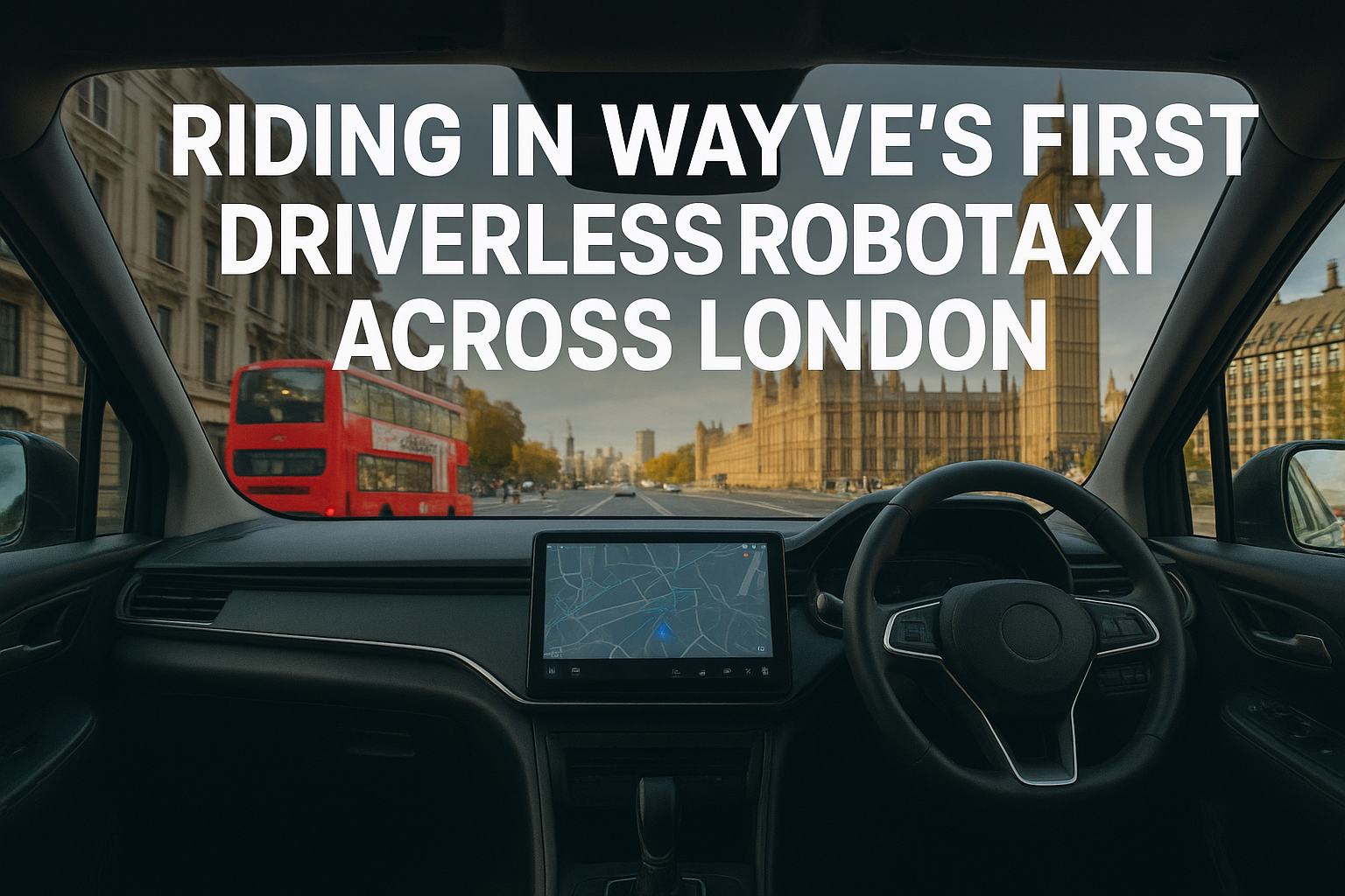 Riding in Wayve’s First Driverless Robotaxi Across London