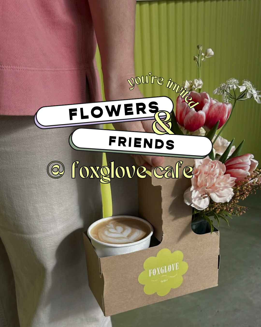 BC event invite: Flowers & Friends 💜      