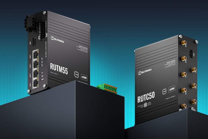 Conectividad 5G diseñada con propósito: el nuevo RUTM55 y el superpotente RUTC50