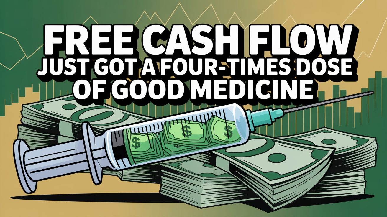 Free Cash Flow Just Got a Four-Times Dose of Good Medicine