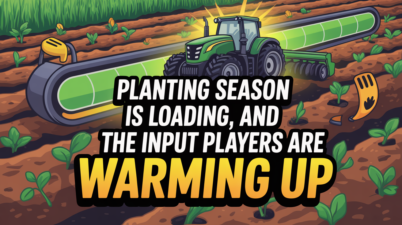 Planting Season Is Loading, and the Input Players Are Warming Up