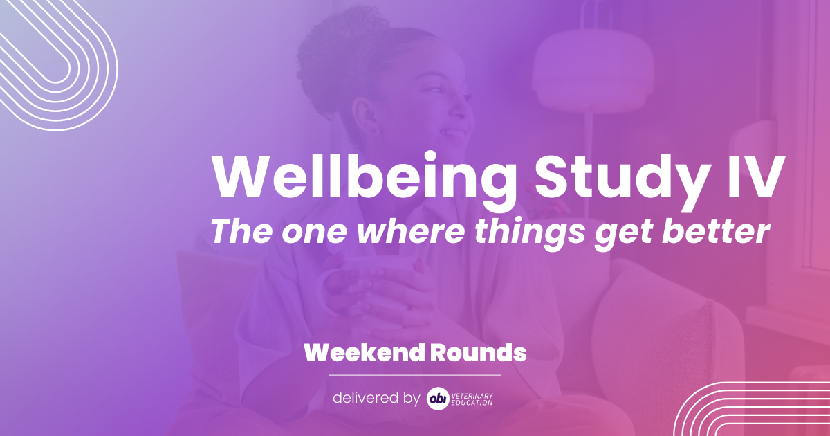 Wellbeing Study IV - The one where things get better