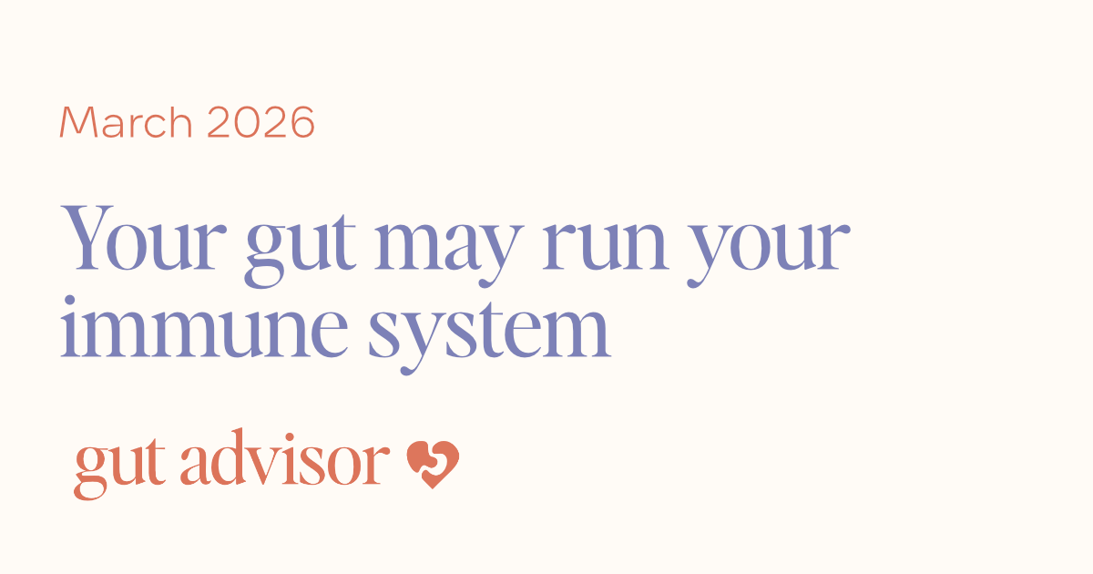 Your gut may run your immune system