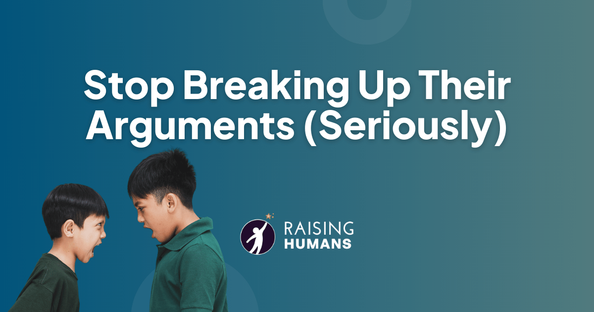 Stop Breaking Up Their Arguments (Seriously)