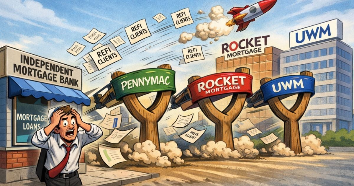 IMBs Are Losing 68% Of Their Own Borrowers