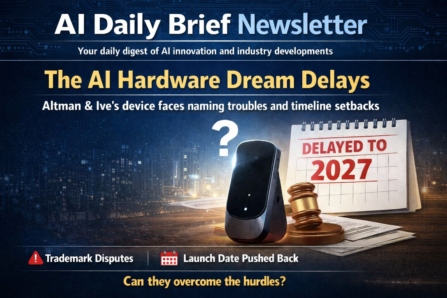 The AI Hardware Dream Delays