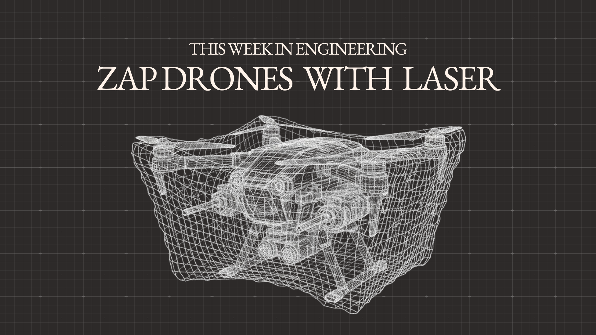 zap drones with laser