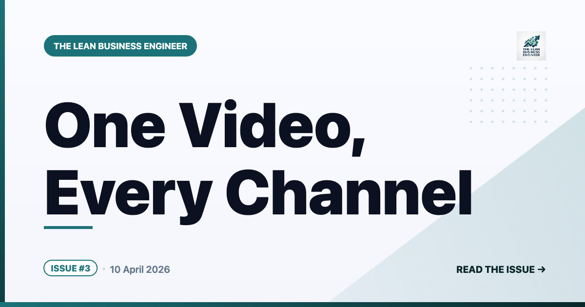 One Recording Feeds Four Content Channels, Zero Extra Work