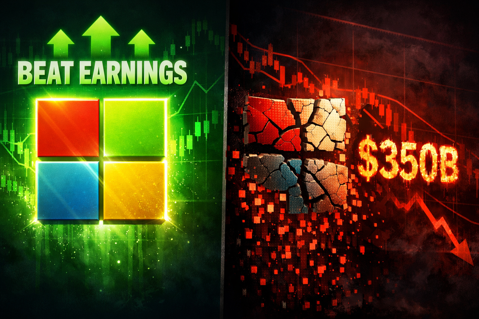 Microsoft Beat Earnings. Then Lost $350 Billion.