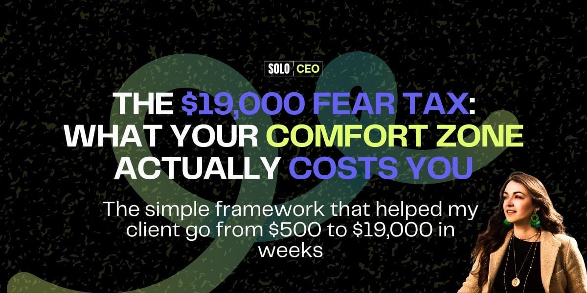 The $19,000 Fear Tax: What Your Comfort Zone Costs You