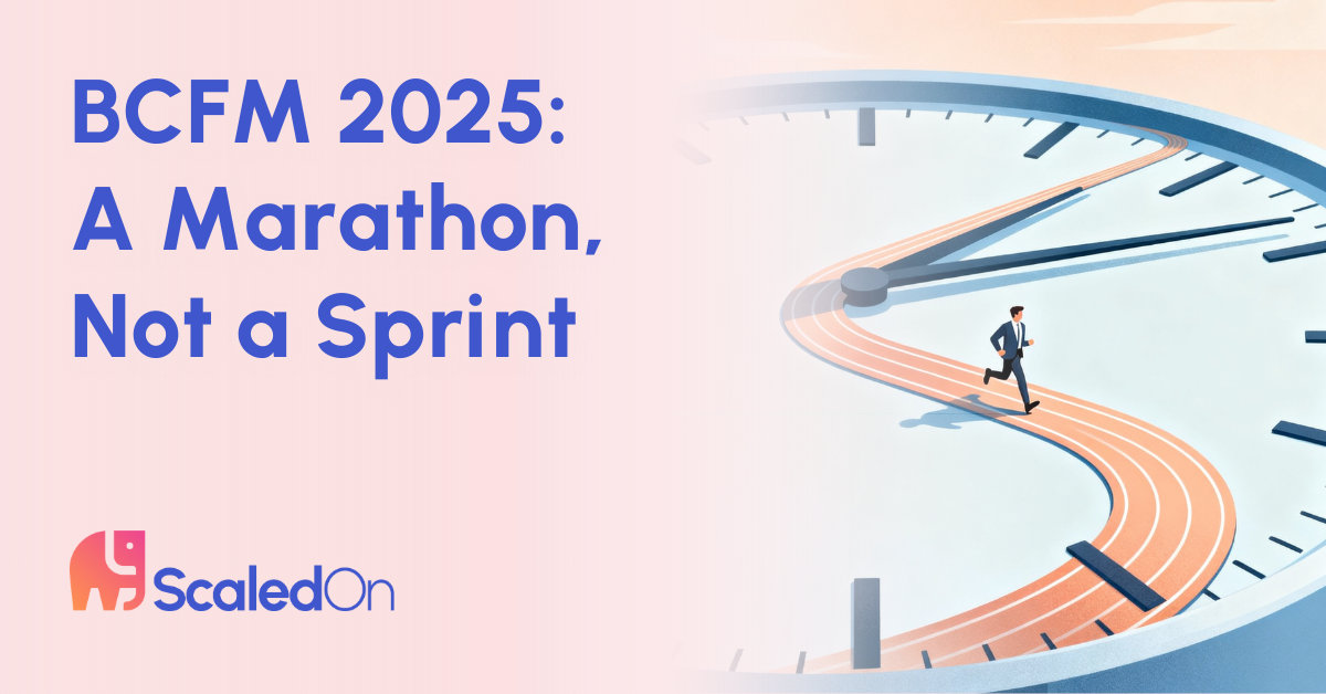 BCFM 2025: A Marathon Not a Sprint 