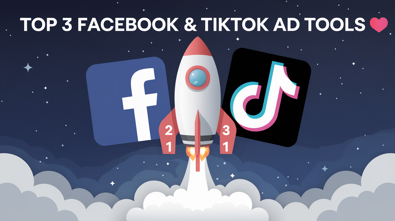 Top 3 Facebook & TikTok Ad Tools 🤖🚀 