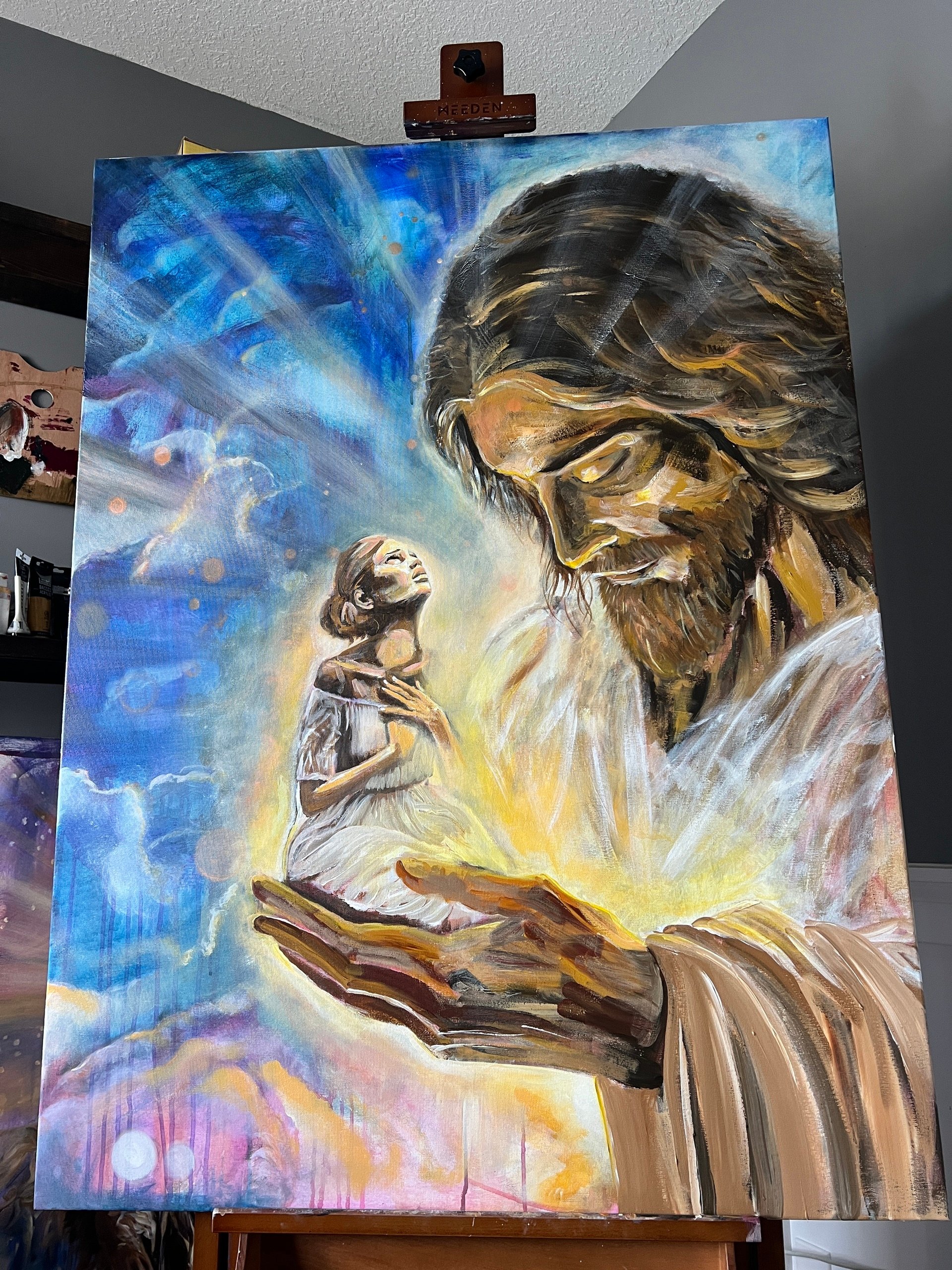 Another Painting in the "Abide" Collection Ready for Oils