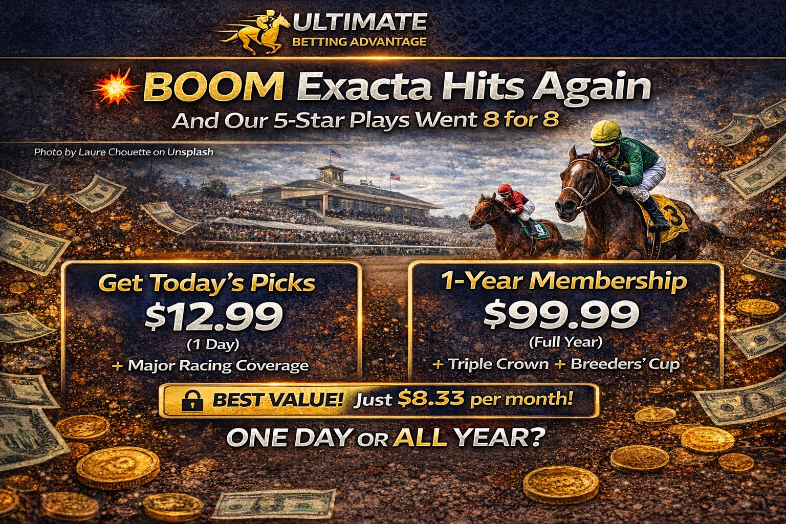 💥 BOOM Exacta Hits Again