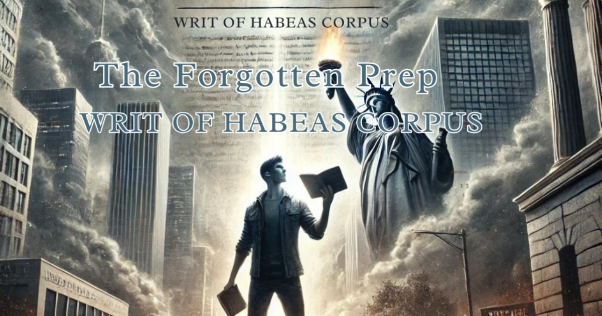 The Forgotten Prep: The Writ of Habeas Corpus