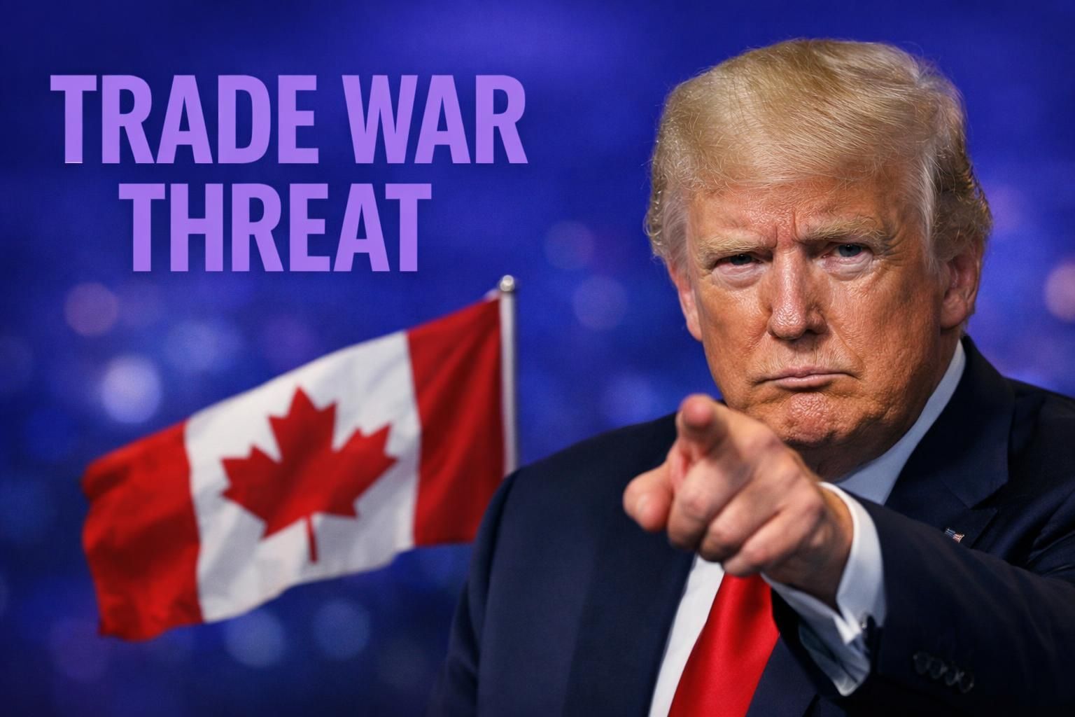 Trump Threatens 100% Canada Tariffs 🇨🇦
