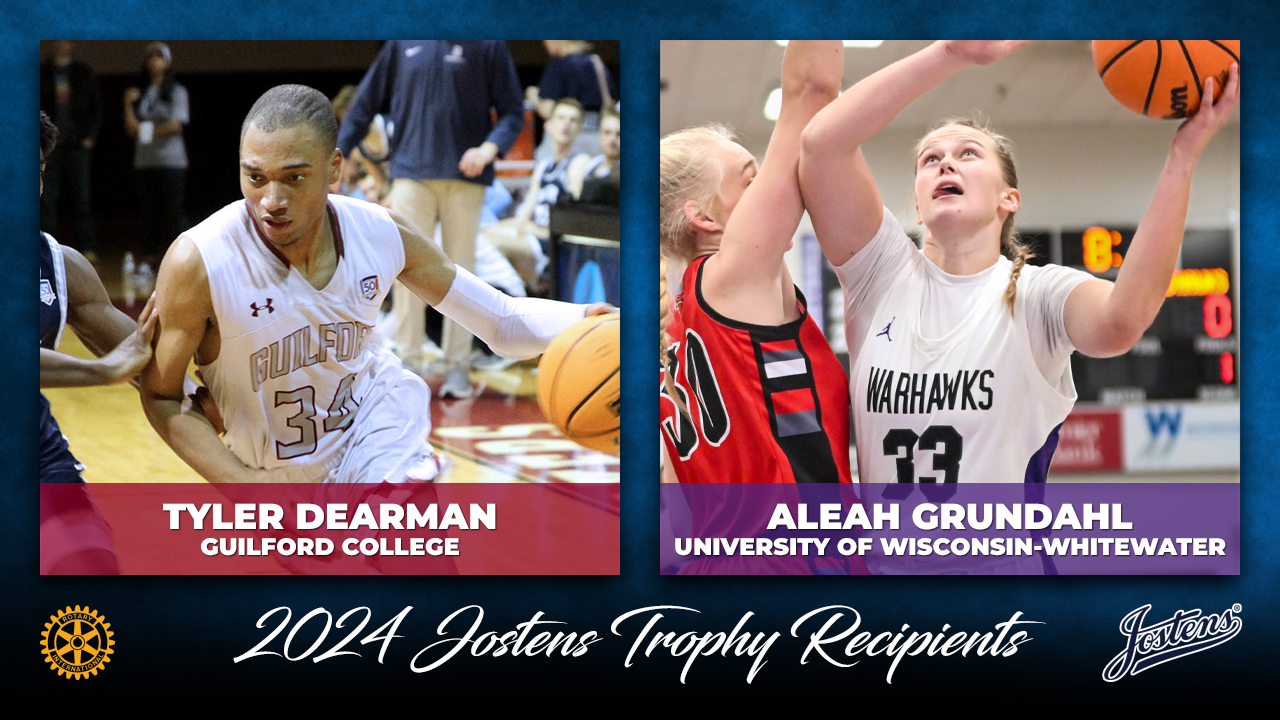 Dearman, Grundahl Named Jostens Trophy Winners