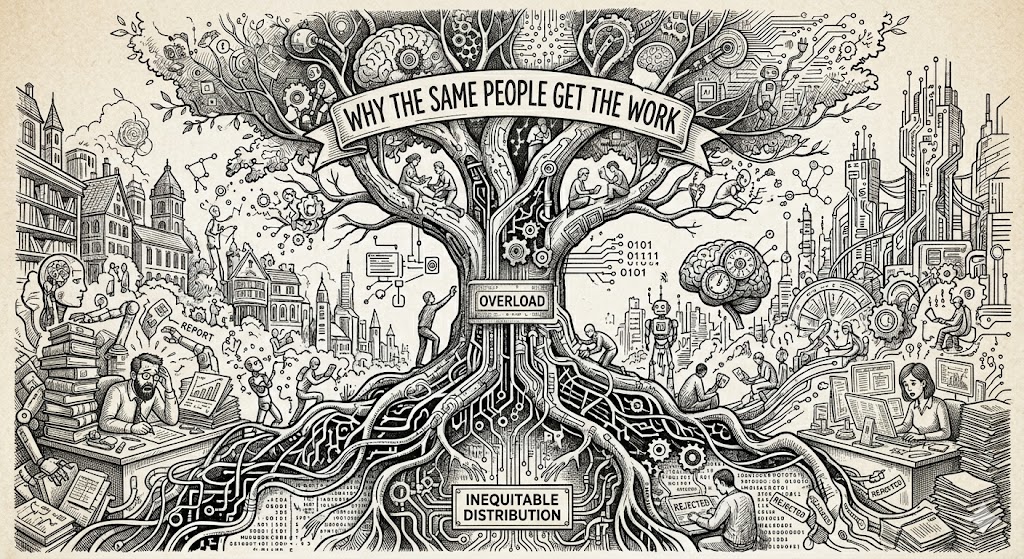The burden of the best: Why the same people do all the work