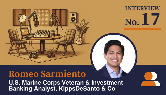 #17 - Romeo Sarmiento: U.S. Marines, Banking, and Even Playing Fields