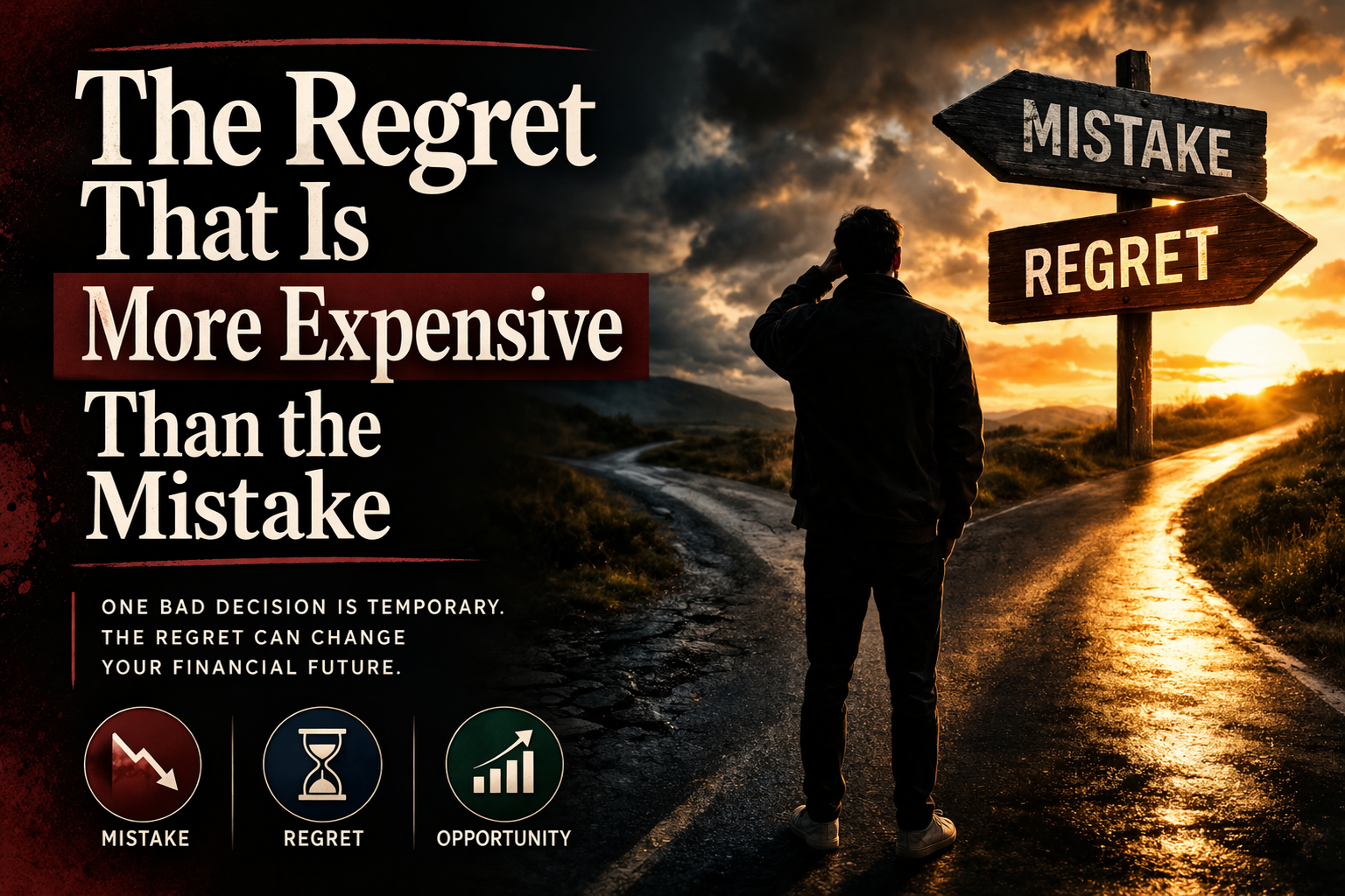 You finished paying for the mistake.