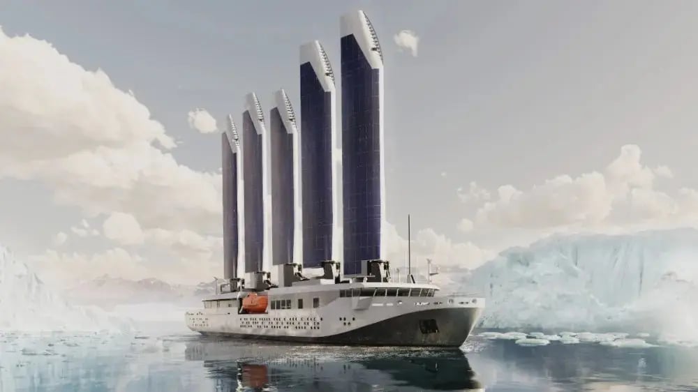 Selar’s Arctic Cruise Ship Features Retractable Solar Sails