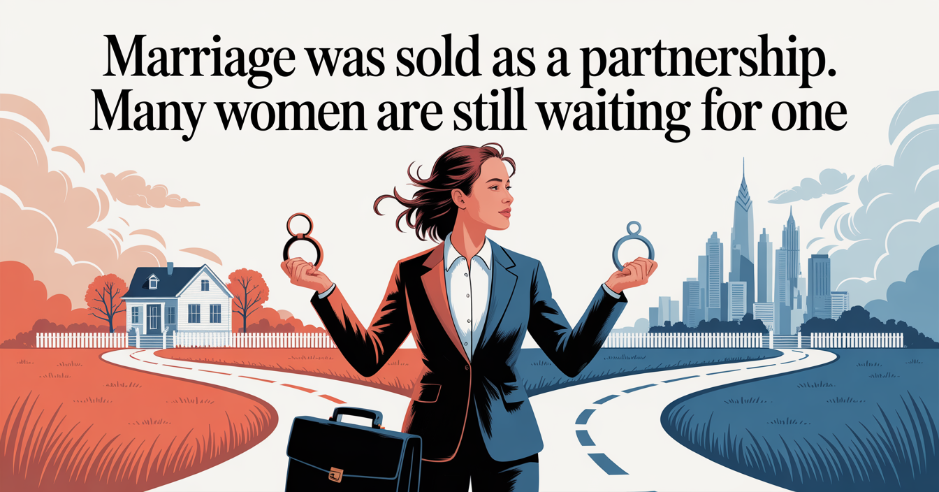 Issue #16: 💍 Marriage Was Sold as a Partnership. Many Women Are Still Waiting for One.