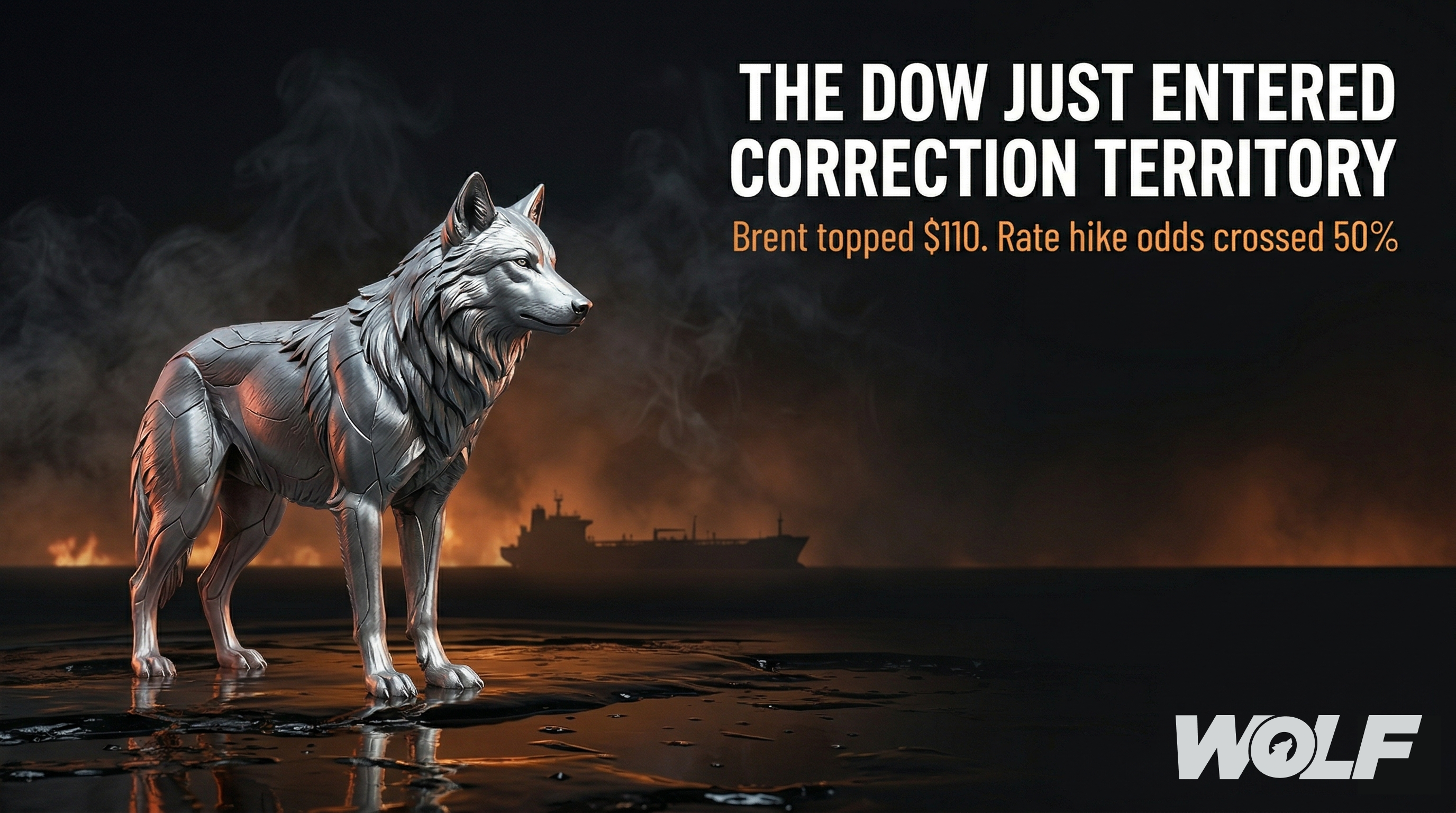 🐺 The Dow Just Entered Correction Territory