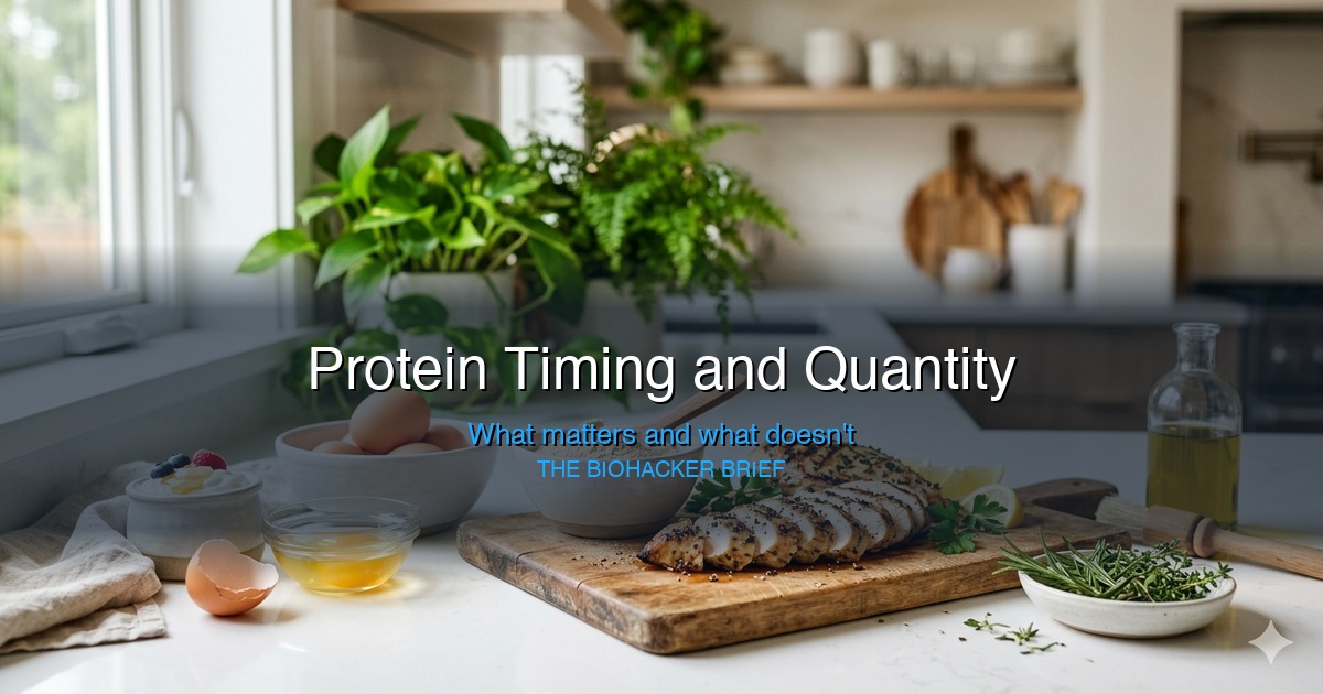 Protein Timing and Quantity: What Matters and What Doesn't