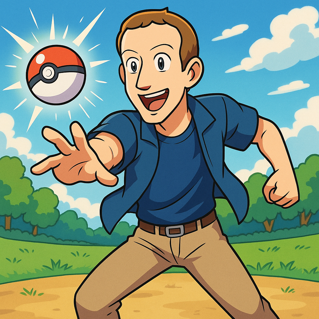 The Zuck Tries to Catch Em All