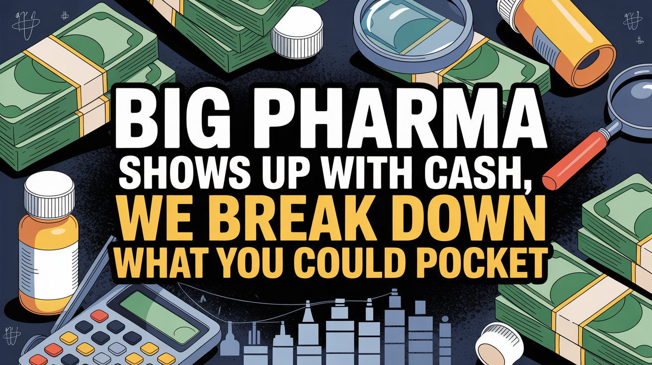 Big Pharma Shows Up With Cash, We Break Down What You Could Pocket