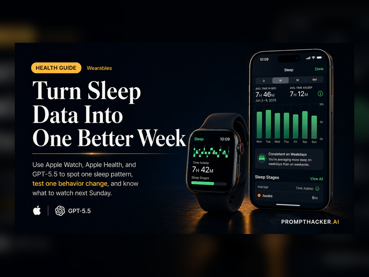 Turn Apple Watch Sleep Data into One Better Week with GPT-5.5