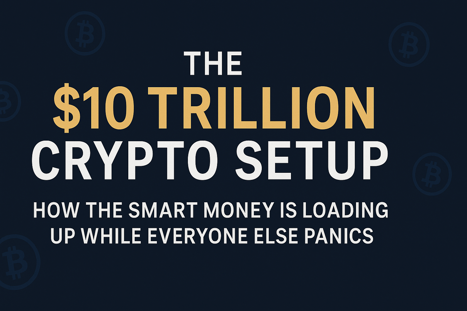 The Day Crypto Broke... and the Real Money Showed Its Hand