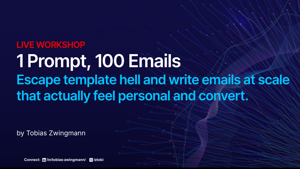 1 Prompt, 100 Emails