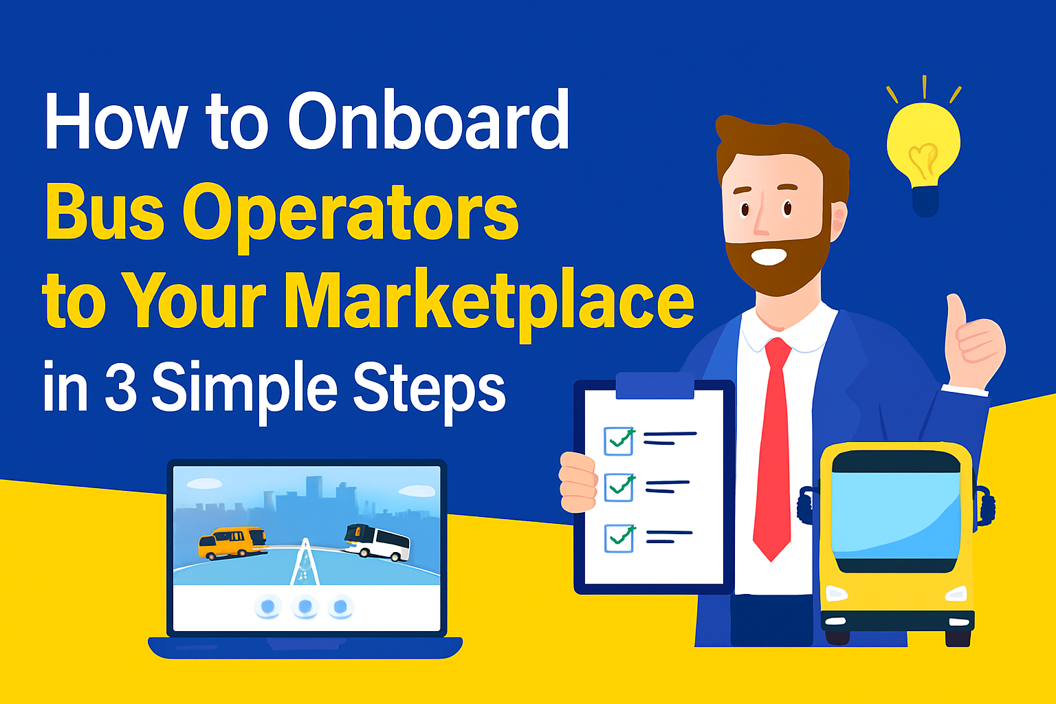 How to Onboard Bus Operators to Your Marketplace in 3 Simple Steps