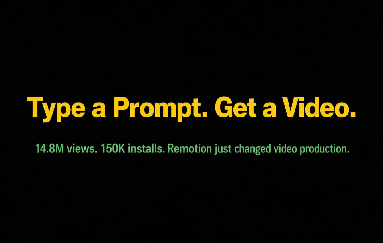Type a Prompt. Get a Video.