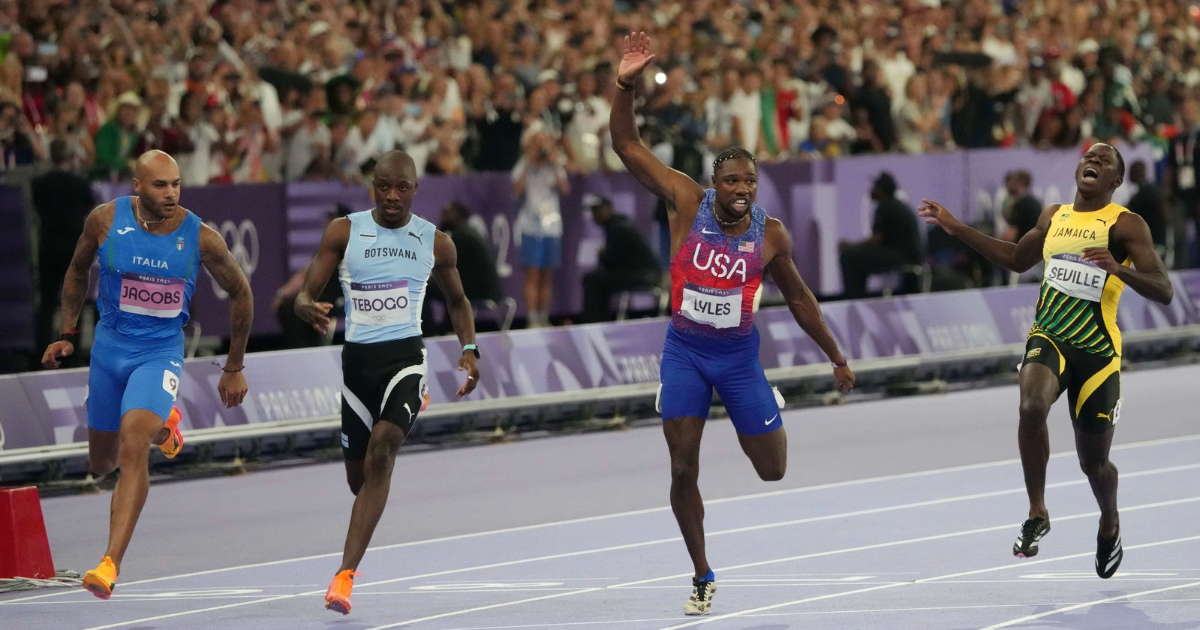 American Wins in Track + Olympics Basketball Quarterfinals Begin