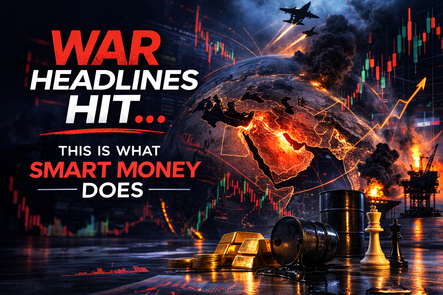 War headlines hit... This is what smart money does