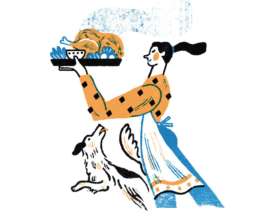 Charming Thanksgiving Illustrations by Irene Rinaldi