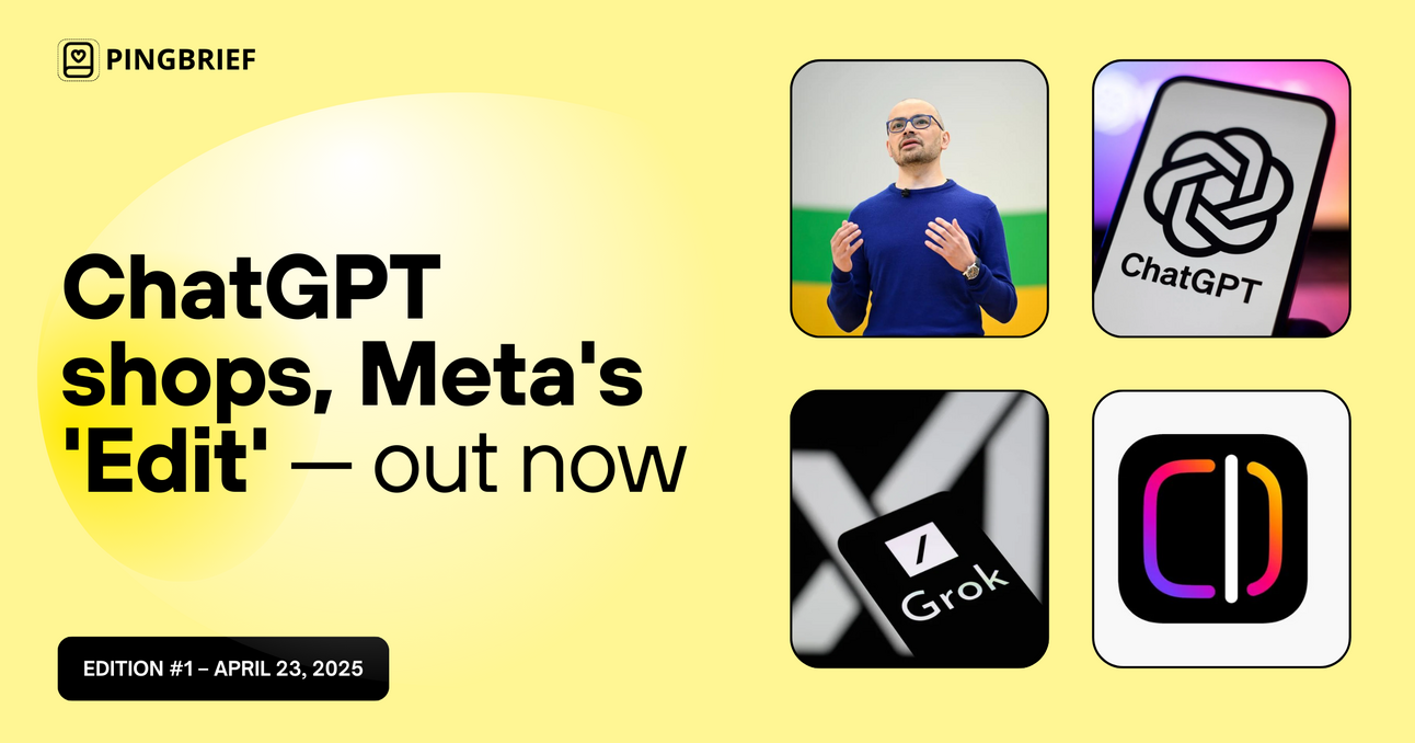 ChatGPT Shops, DeepMind Cures, Meta Edits, Grok Sees — All Here Now!