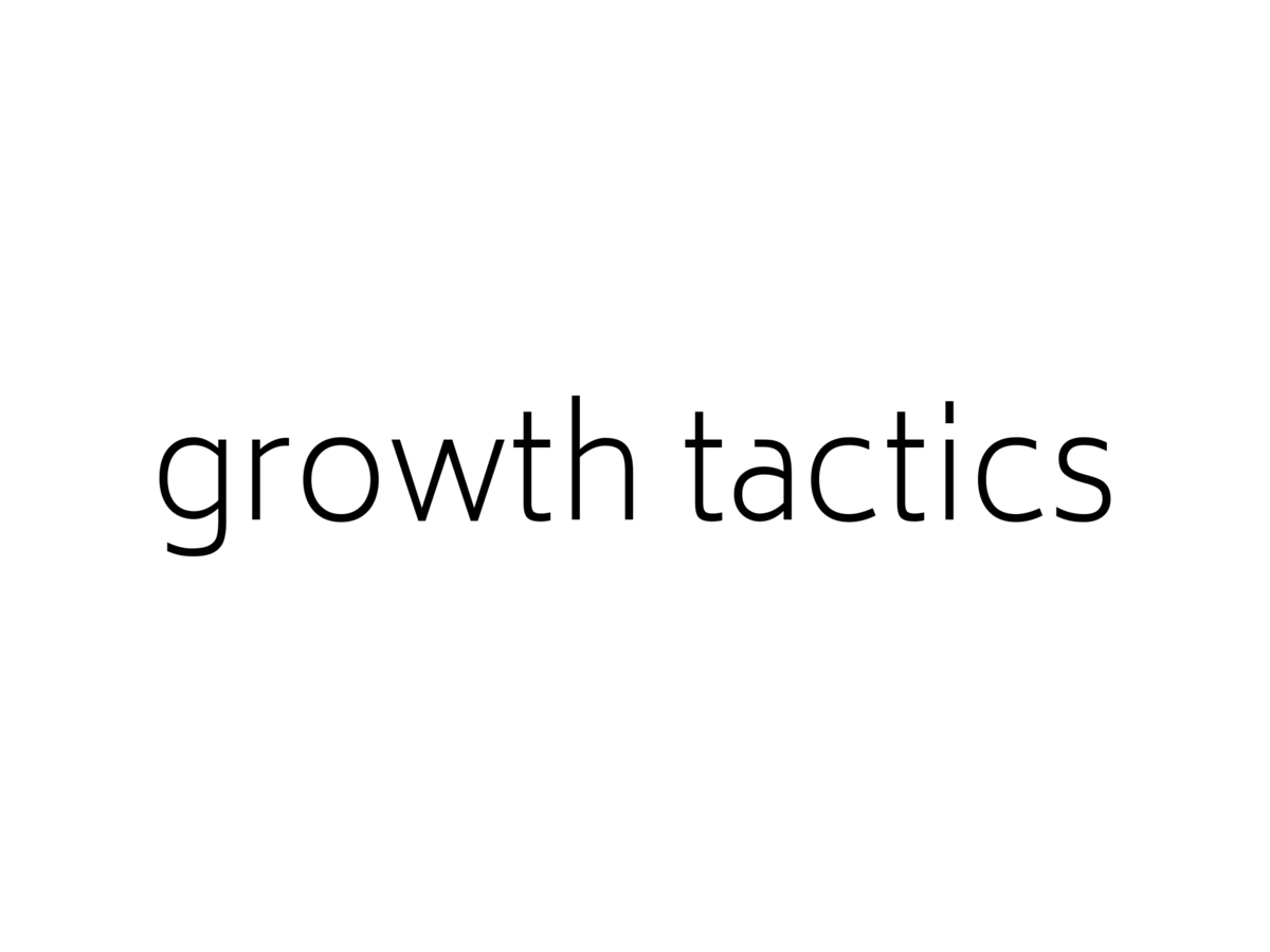 welcome to growth tactics