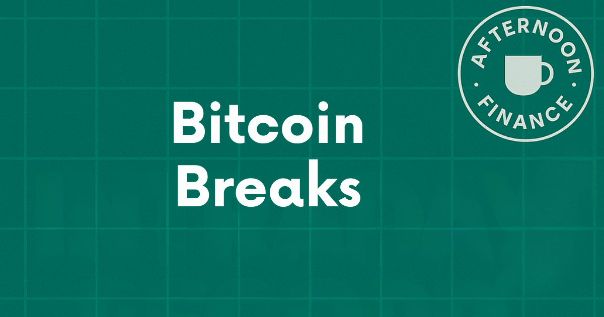 🕟 Bitcoin Breaks