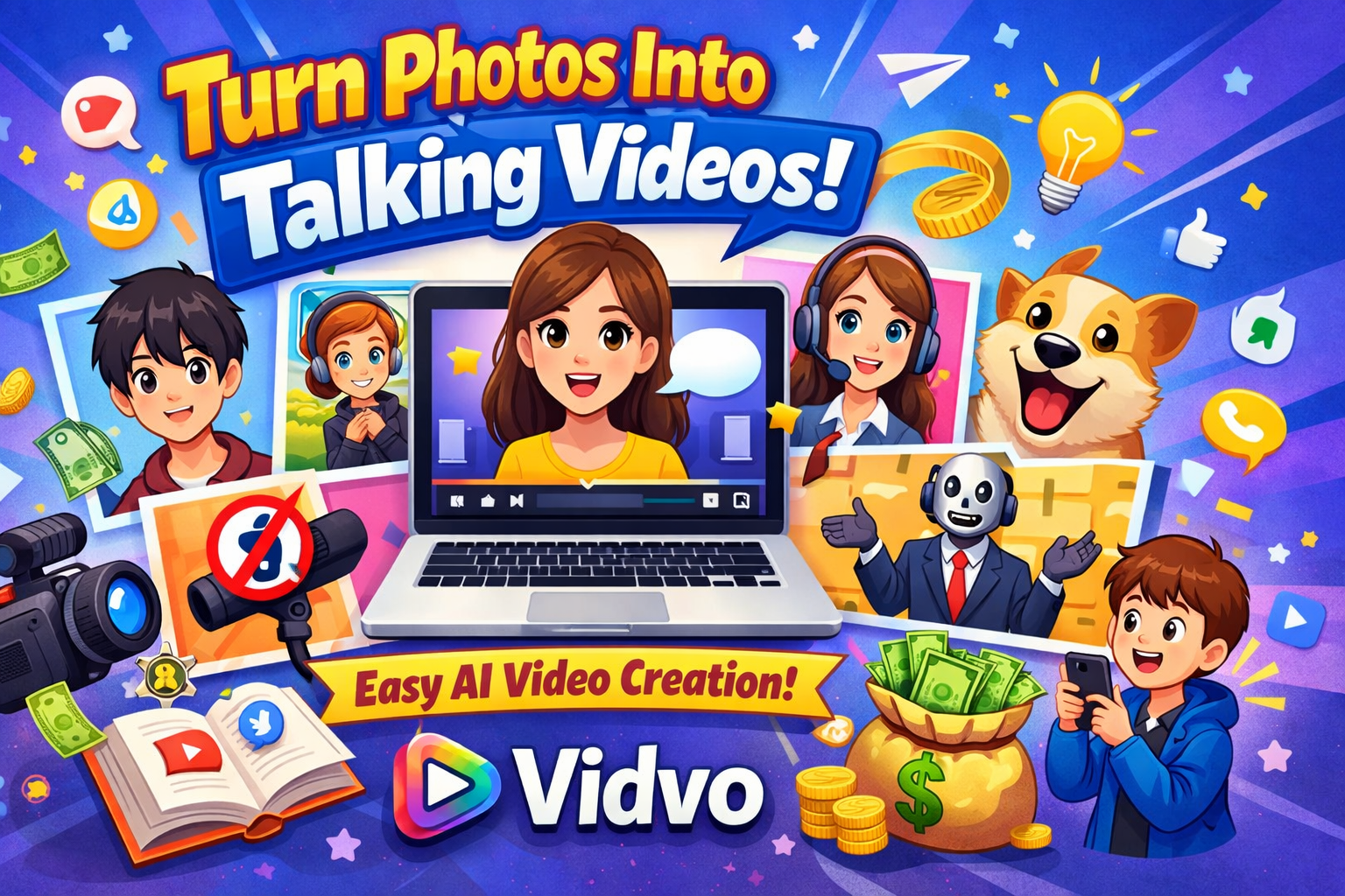 Vidvo AI Review – Create Lifelike Talking Videos Without a Camera