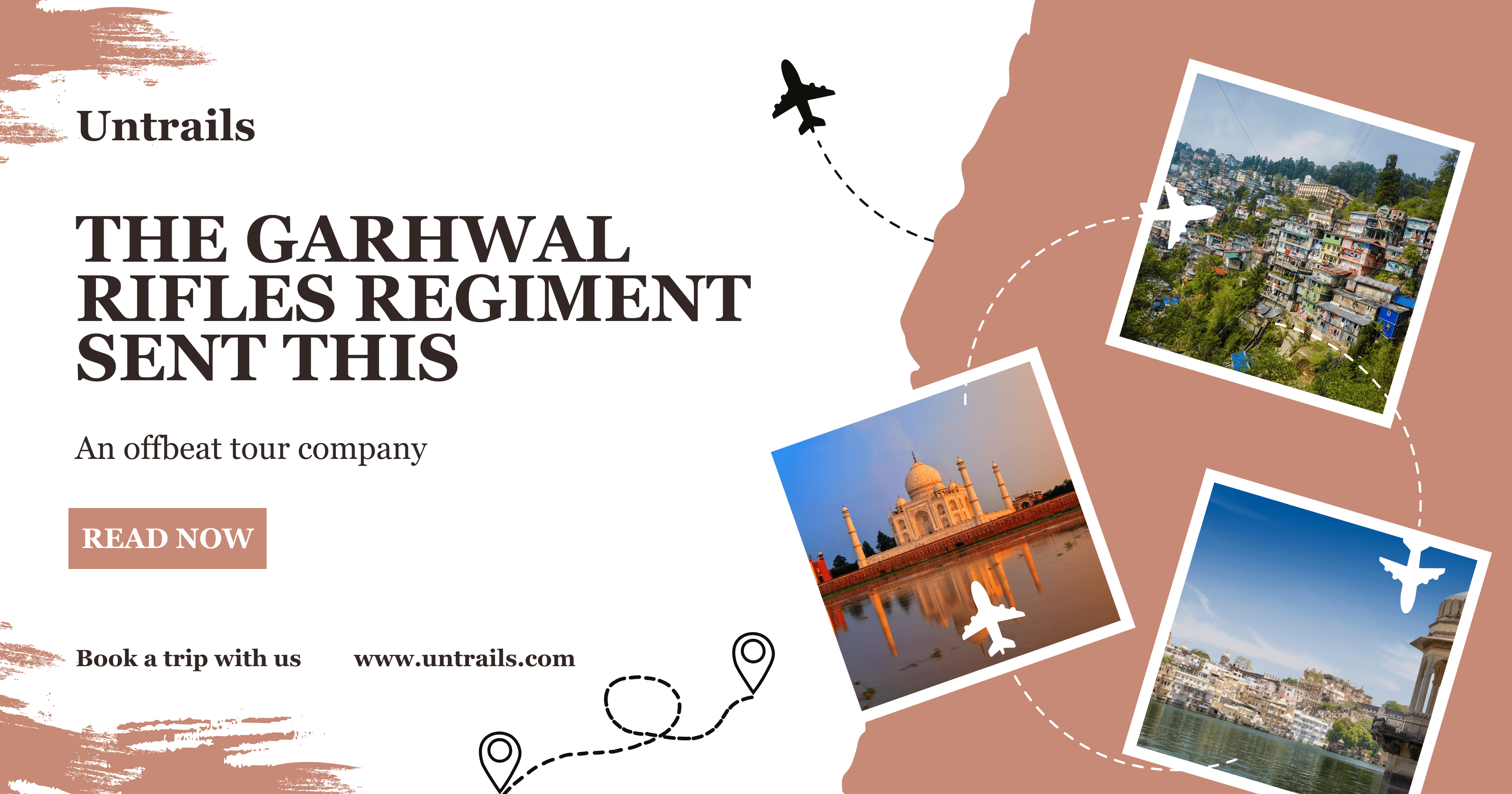 The Garhwal Rifles regiment sent this